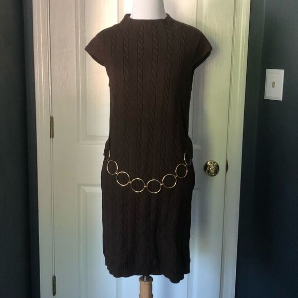 Retro 60's & 70's  Look  Milly of New York Sweater Dress - Picture 1 of 5